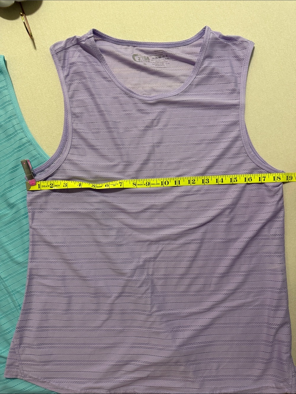 Zyia Teal And Lavender Performance Tank Tops Two-Pack View 5
